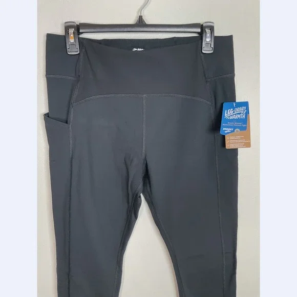 Brooks Women's Momentum Thermal Tights Leggings Black Running Size L - Picture 2 of 12